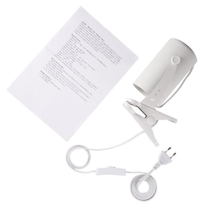 7W LED Plant Grow Light 360 Degree Adjustable Indoor Plant Lights With Clip White