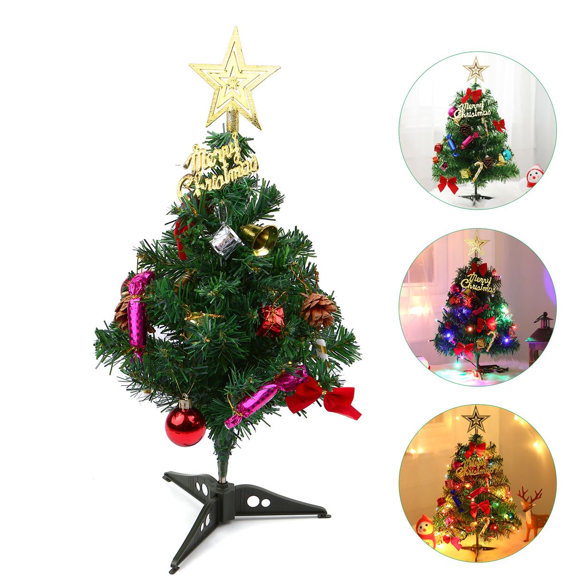 50CM Mini Artificial Christmas Tree Tabletop Christmas Tree