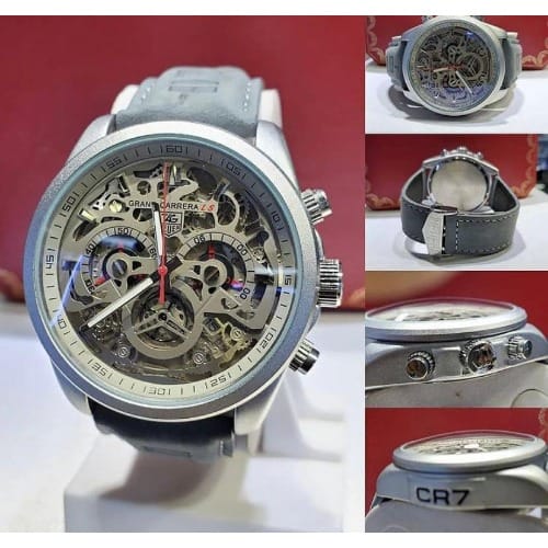 Leather Men Strap Wrist Watch