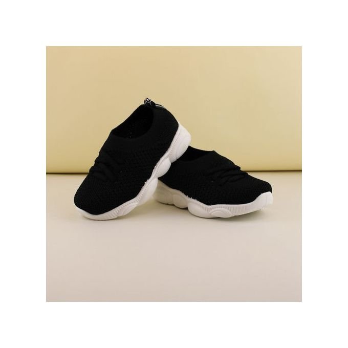 BOY GIRL BIRTHDAY PLIMSOLE SNEAKERS T2 - BLACK
