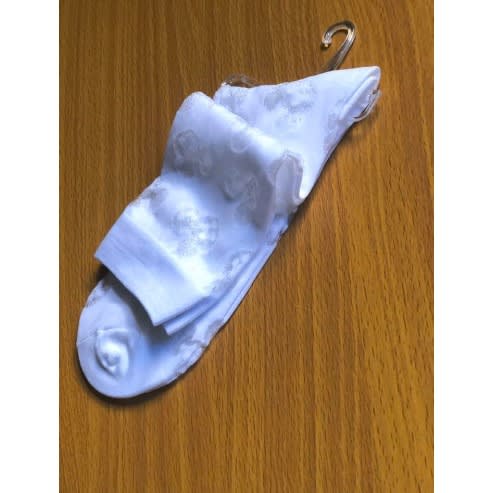 See Through Luxury White Men's Stylish Socks