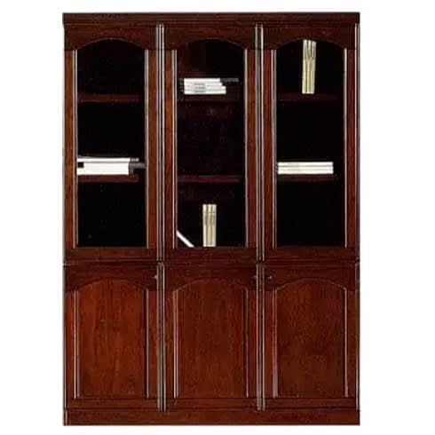 Wooden & Glass Bookshelf