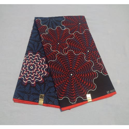 Multicolor And Multipatterned Ankara Fabric - 6 Yards