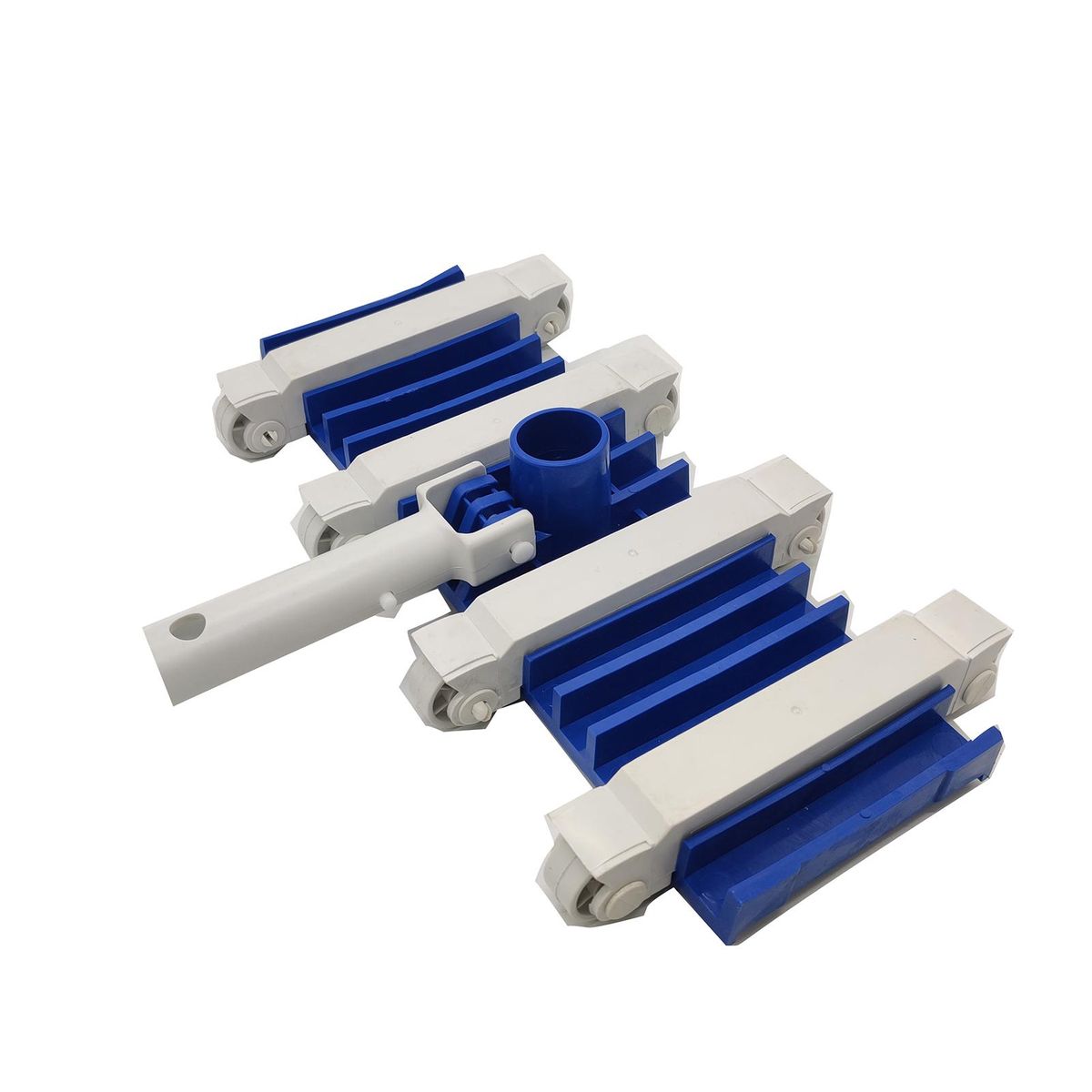 14-inch Wide Rectangle Pool Vacuum Head Inground Above Ground Swimming Pool Vacuum Cleaner Head Spa Vacuum Attachment with Weighted Base Wheels