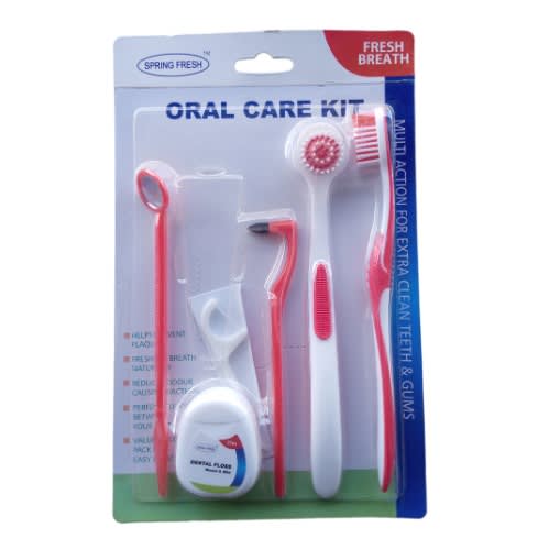 Spring Fresh Oral Care Kit For Extra Clean Teeth & Gums