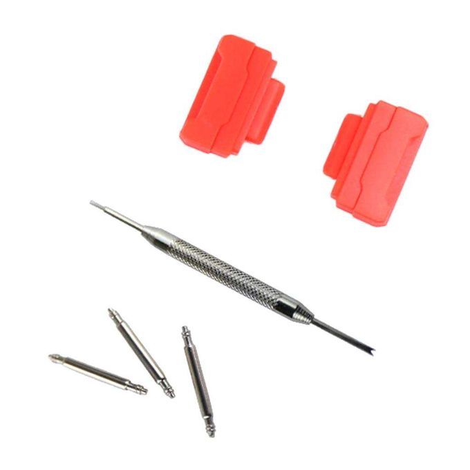 1 Set Wristwatch Band Strap Adapter Kit Fits GShock Series 3 Pins Red