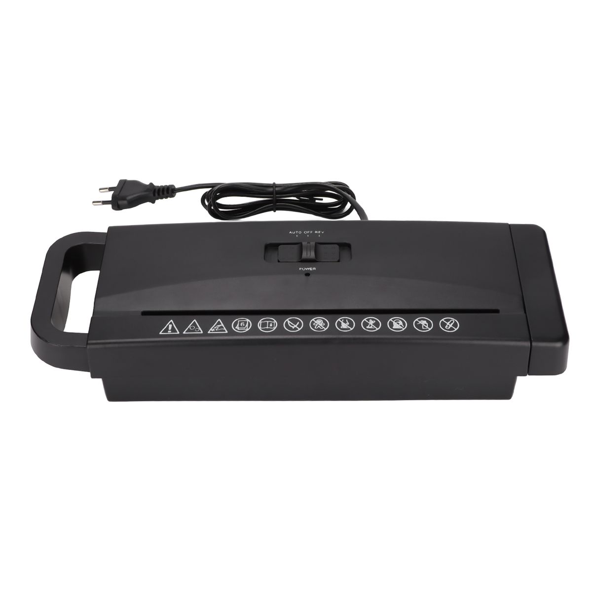 Paper Shredder Overheating Protection Low Noise Black