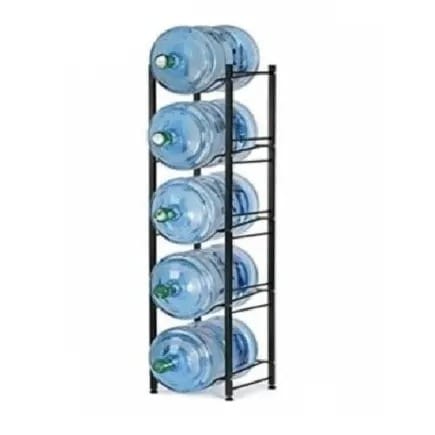 5-tier Water Dispenser Bottle Storage Rack