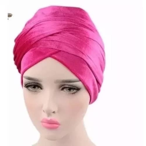 Velvet Turban - Pink
