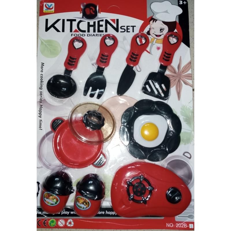 Kids Household Playset Children Kitchen Cooking Set