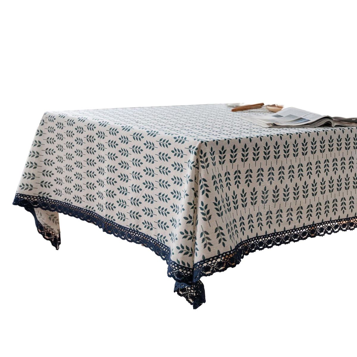 Dinning Table Cloth Plum Blossom Pattern Tablecloth Decor