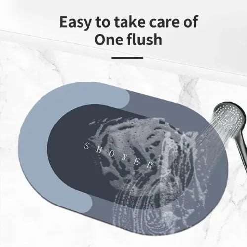 Absorbent Non-slip Bathroom Rug - Quick Drying Bath Mat