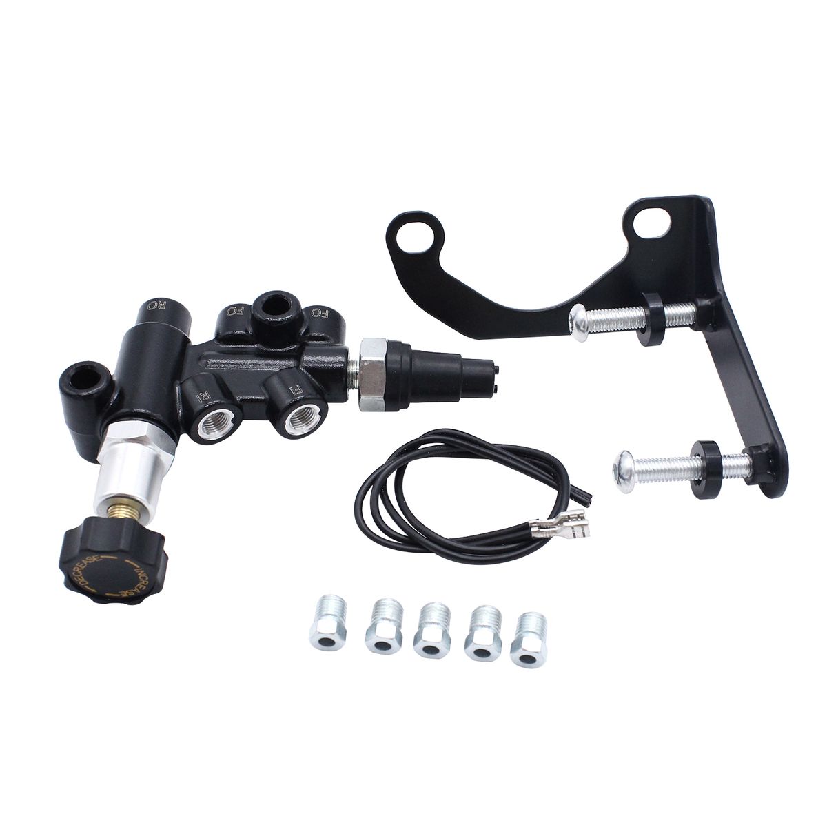 Adjustable Knob Proportioning Valve Kit Wilwood Style