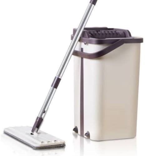 Automatic Microfiber Squeeze Mop With Bucket