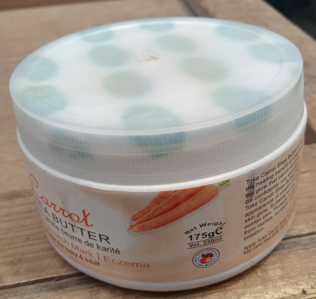 175g Toke Carrot Shea Butter"Keep Yours & Babies Skin Smooth