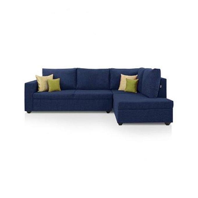 Executive 5-Seater Sofa Set (L-Shape) - Blue (Delivery To Lagos Customers Only)