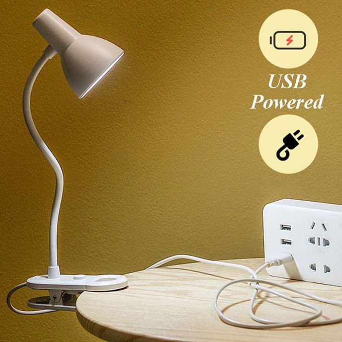 LED Night Bedside Table Lamp Reading Light - White