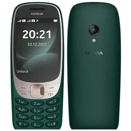 6310 - 2021 - 2.8" - Dual Sim - Single Vga Camera - Wireless Fm Radio - 1150mAh - Green