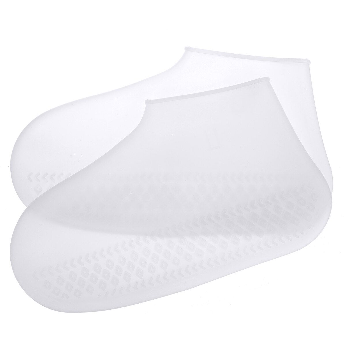 Resistant Silicone Overshoes Rain Waterproof Shoe Covers Boot Cover White
