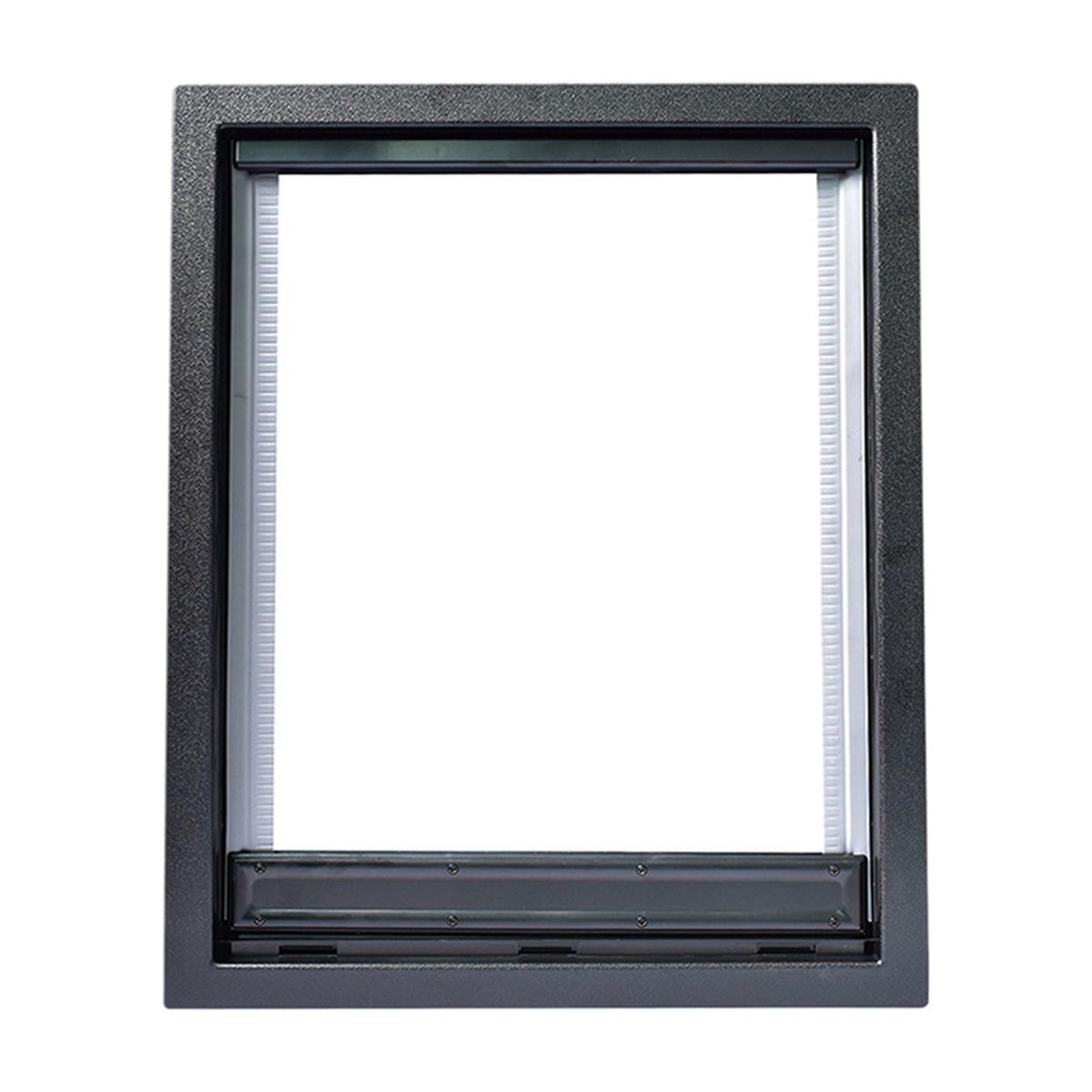 Dog Cat Flap Door Durable Easy To Install For  Black