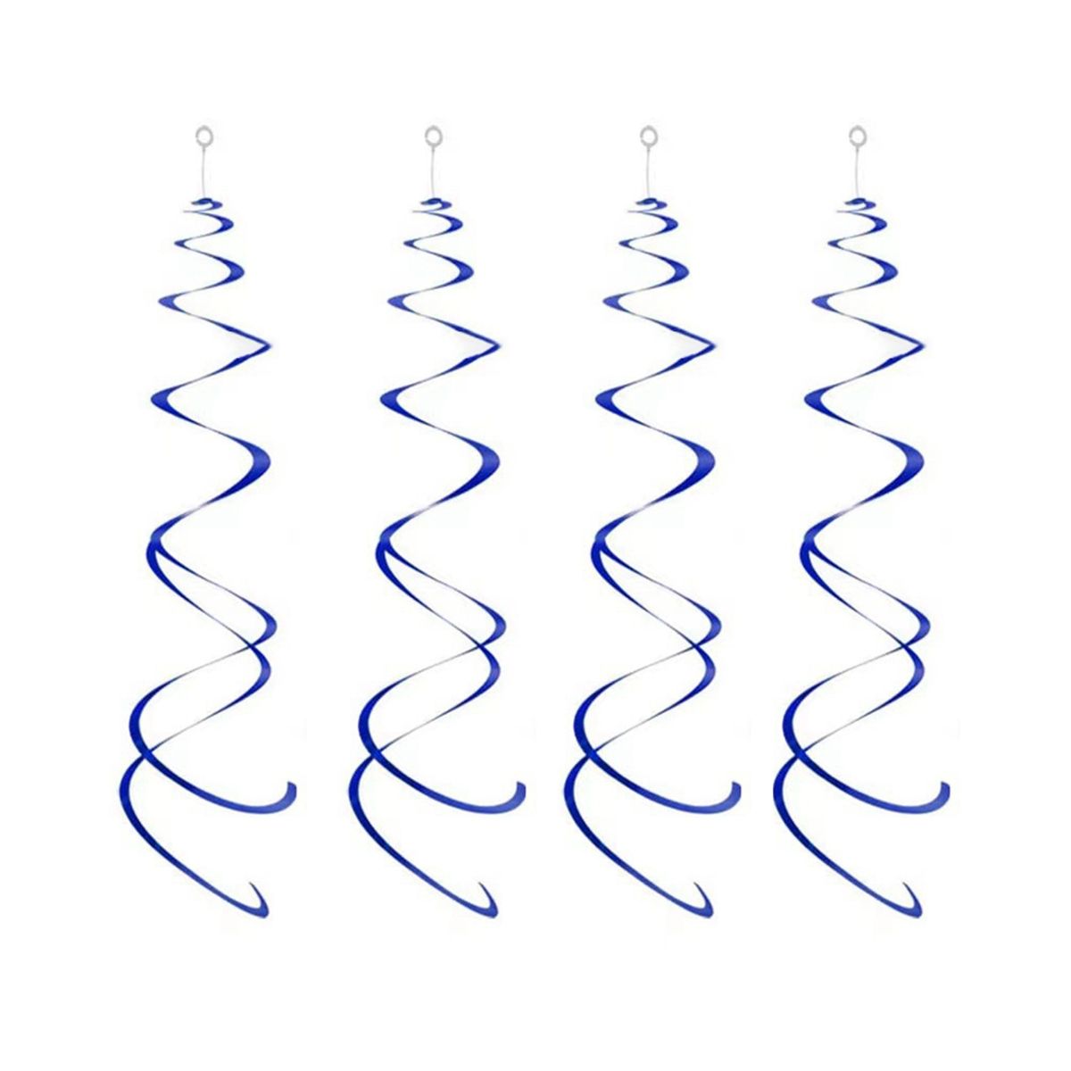 Hanging Swirl Decorations Party Ceiling Decorations Party Decoration Birthday Decoration Pvc Spiral PendantBlue