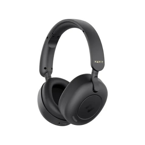 H655bt Hybrid Active Noise Cancellation Wireless Headphones Black