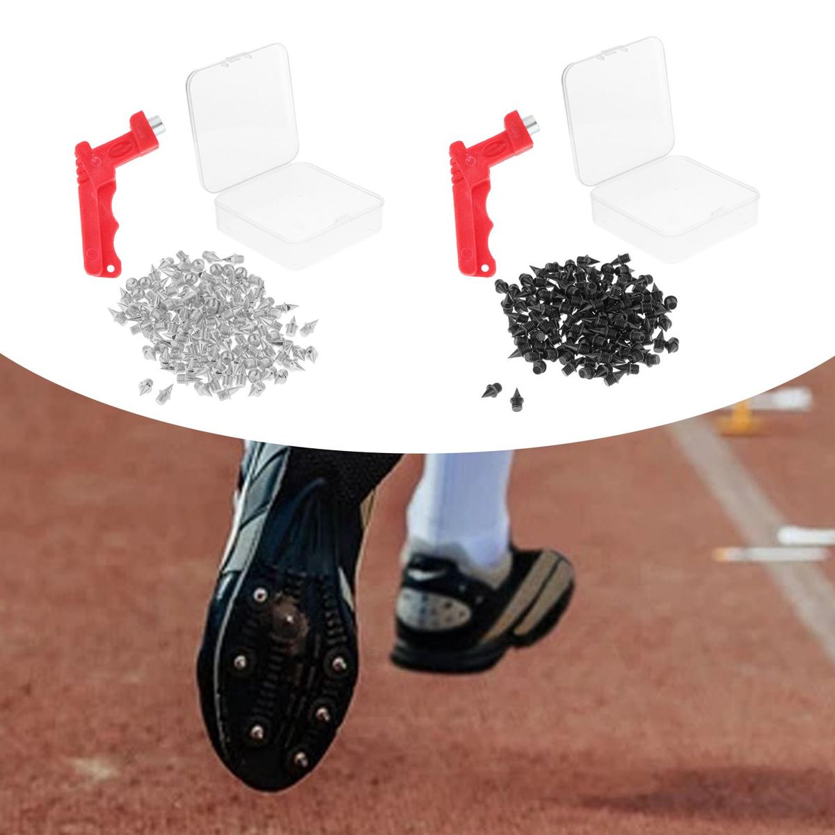 240 Pieces Stainless Steel Shoe Spikes Replacement With