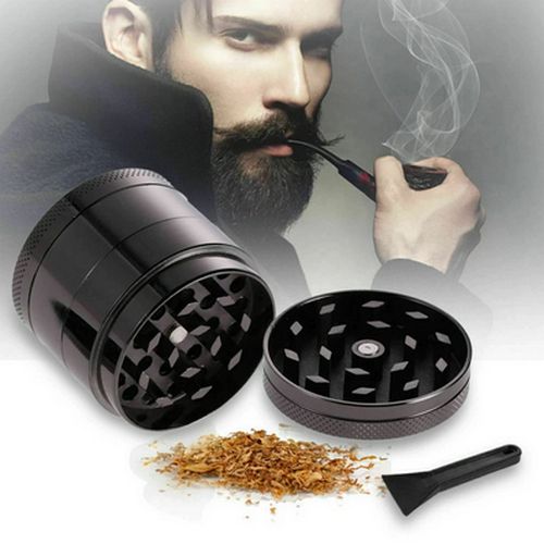 50mm Magnetic Metal Herb Weed Grinder+ Smoking Pipe
