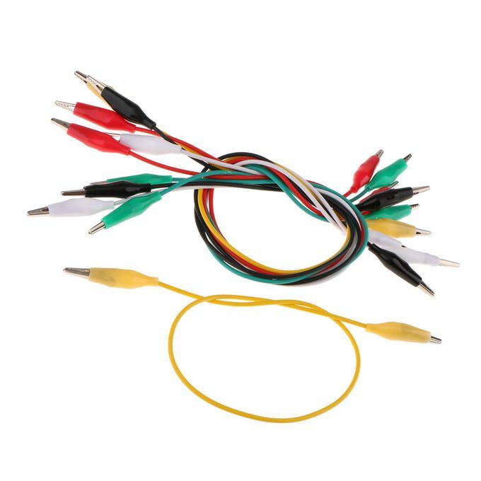5 Colors Alligator Clips Test Leads Crocodile Clips Clamps (Set Of 10)