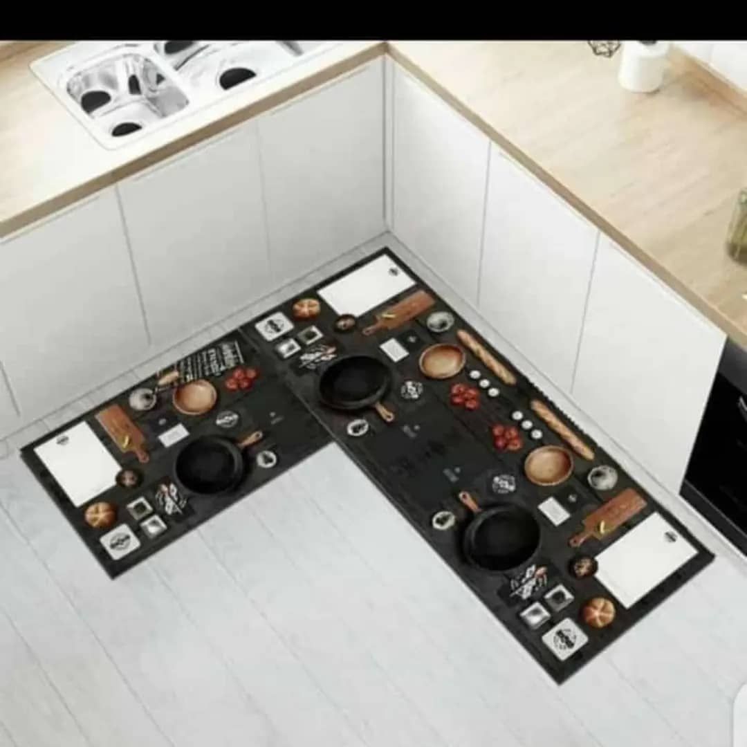 Kitchen And Toilet Anti Slippery Mat Colourful