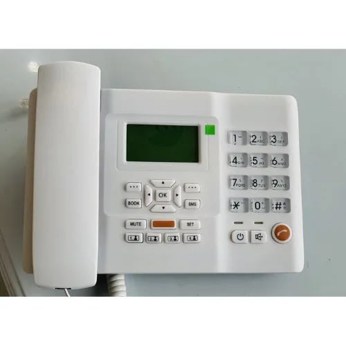 Single Sim Desk Phone -F501 - White
