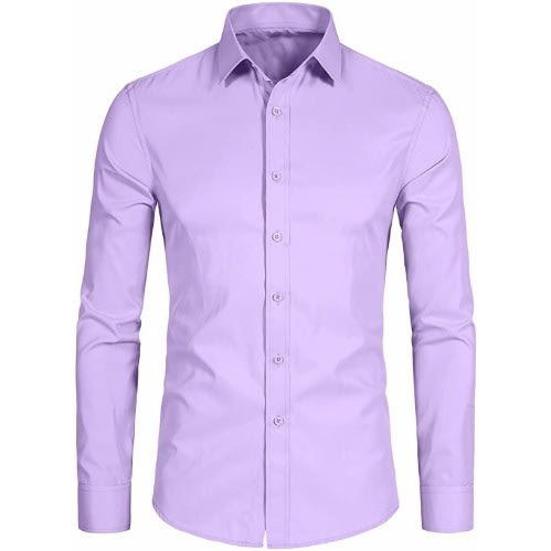 Men's Formal Dress Shirt  - Lilac