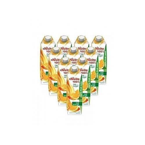 Chivita 100% Real Orange Fruit Juice &ndash; 1L - 10Pcs