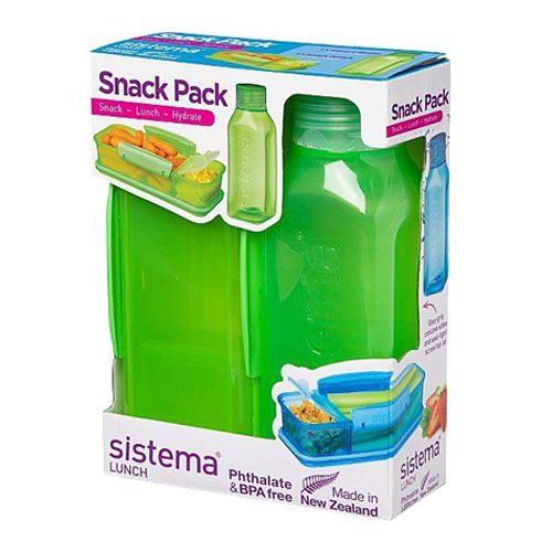 Snack Pack With Bowl And Water Bottle