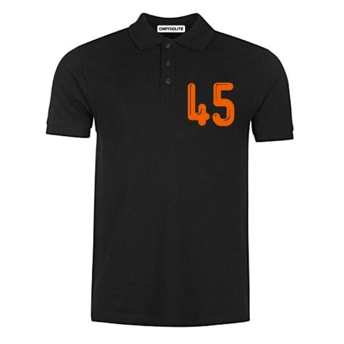 Polo T-shirt No.45 - Black