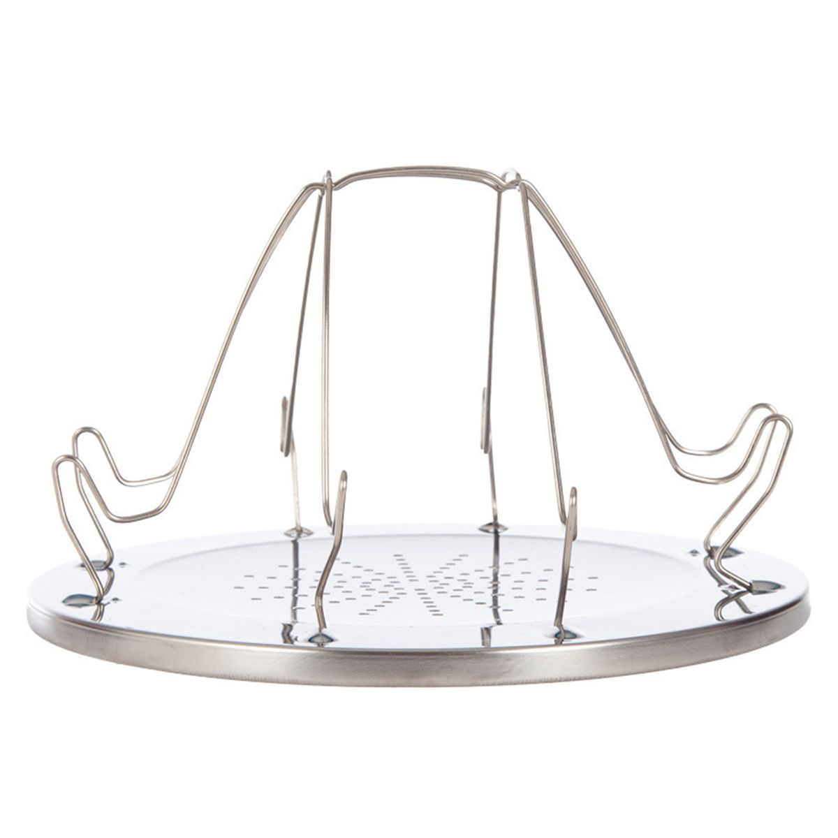 Folding Camping Stove Toaster Stainless Steel 4 Slice Bread