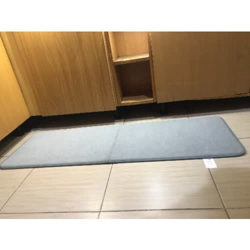 40x120cm Memory Foam Water Absorbent Floormat Mate - Grey