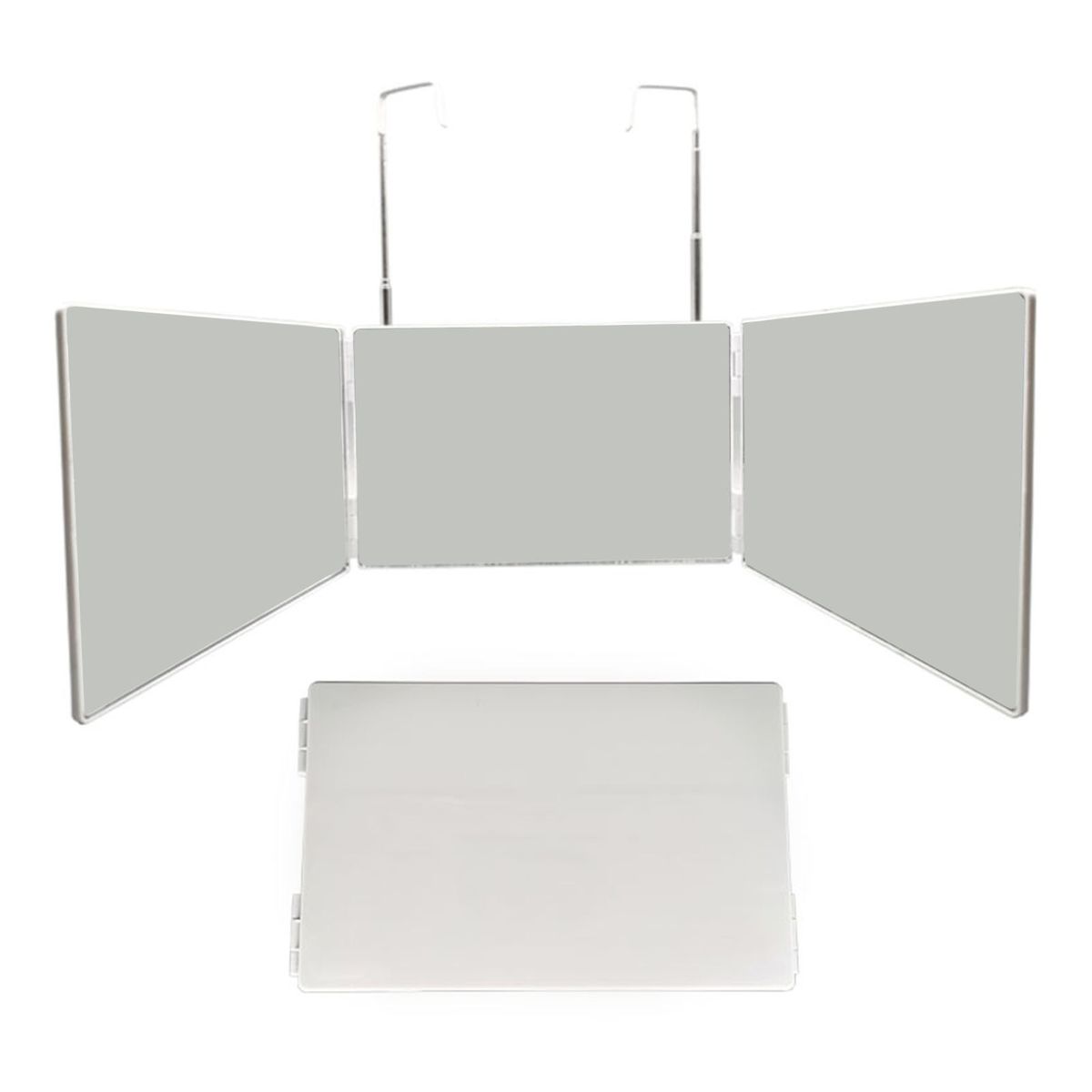 3 Way Mirror Makeup Mirror Foldable Wall Mounted Mirror Make