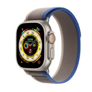 Apple Watch Ultra 2 Gps + Cellular, 49mm Titanium Case With Blue Ocean Band Mreg3b/a