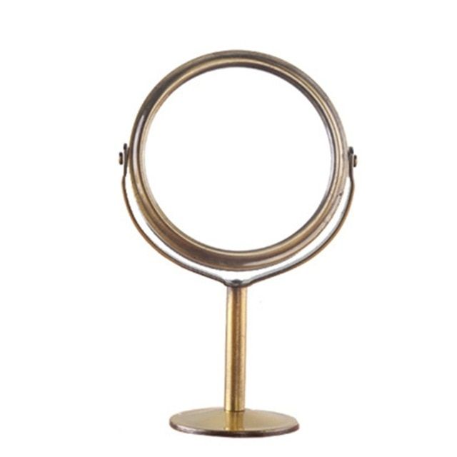 828t Korean Metal Mirror Makeup Mirror Dressing Mirror