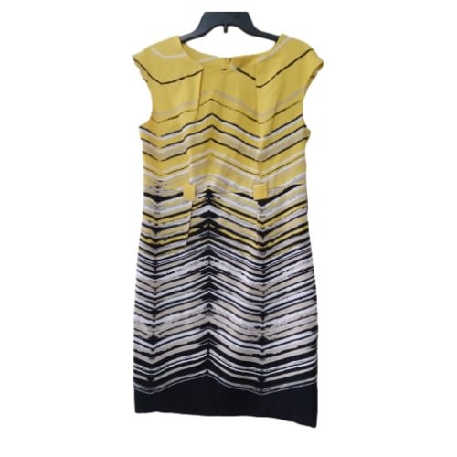 Women's Dress- Yellow & Black Design
