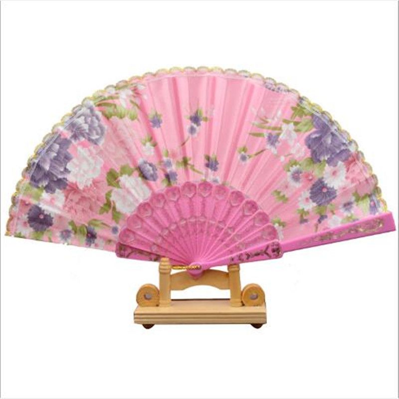 Foldable 1pcs Wedding Pocket Bridal Hand BBB0486 Party Fan Decoration Home Lace Craft Lady Beautiful Handheld Fan