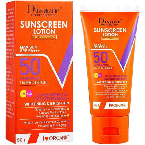 Spf 50 Sun Cream With High Sun Protection - Waterproof - 50ml