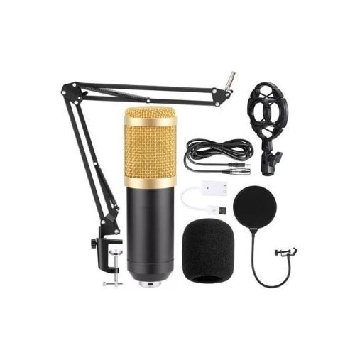 Bm 800 Professional Studio Audio Condenser Microphone - 3.5mm Wired Microphone