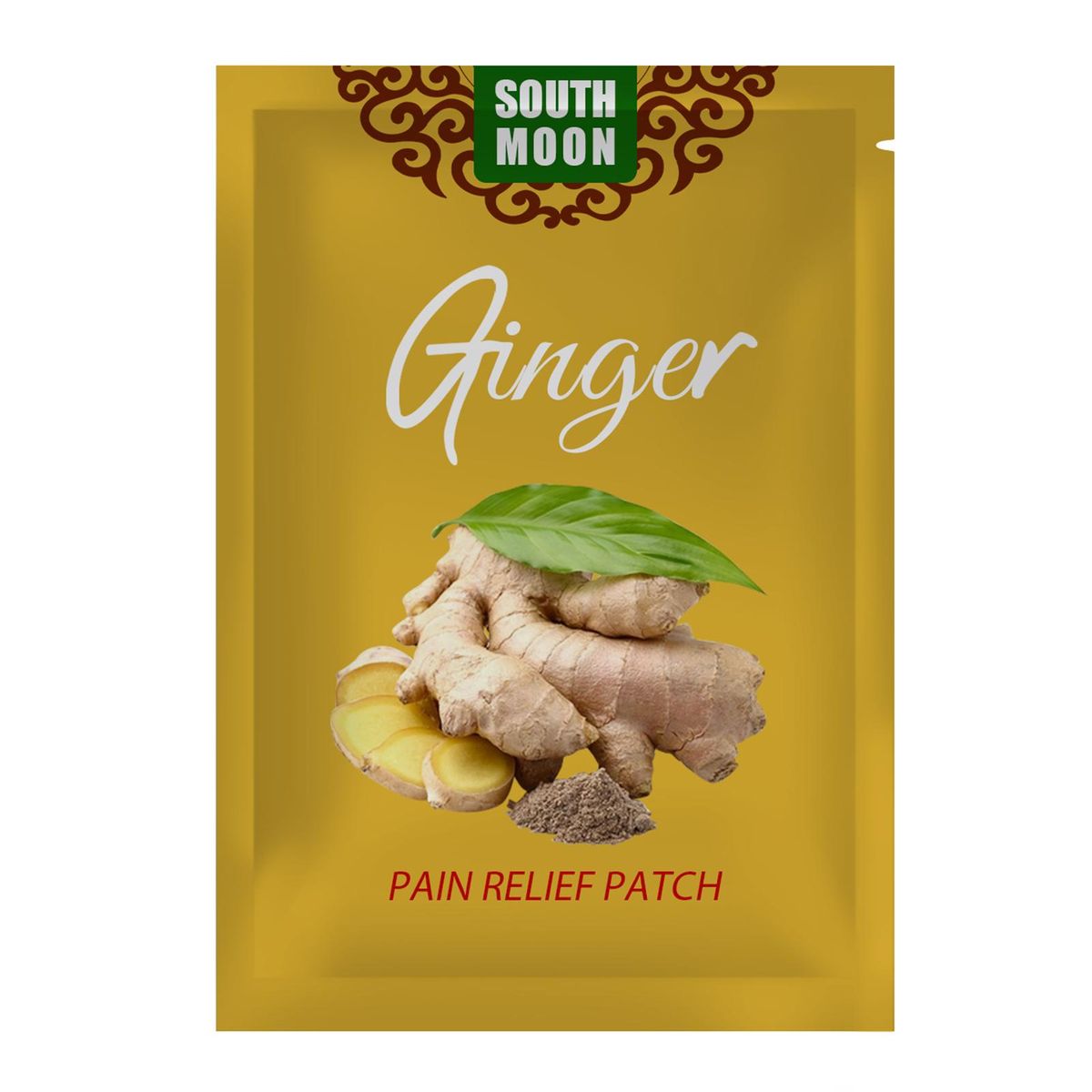 SOUTH MOON 10Pcs Lymphatic Healing Ginger Patch Warming Pain Relief Patches Remove Toxin Promote Blood Circulation