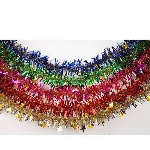 Christmas Bling - 6 Colours In 1 Tinsel For Christmas Decorations- 2meters