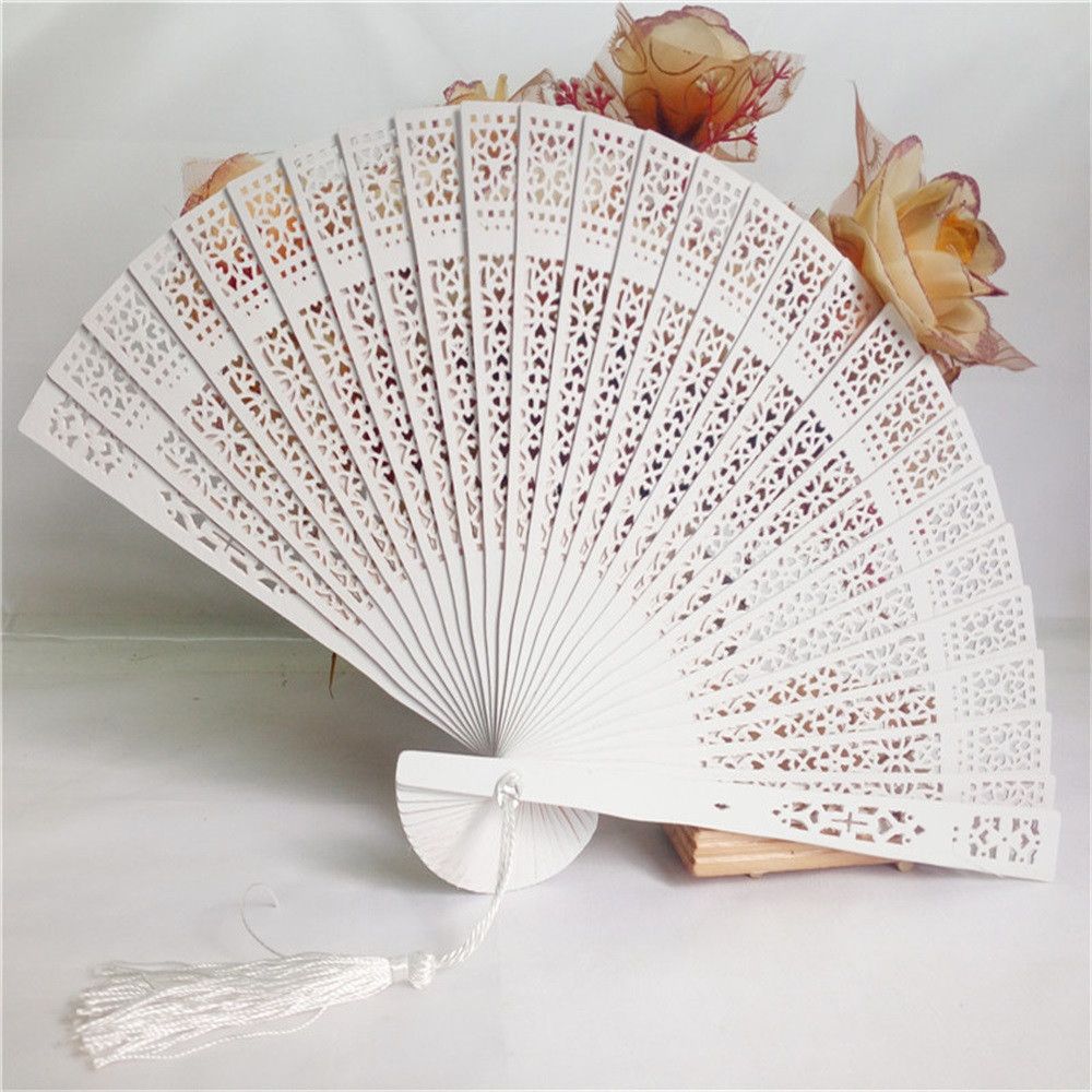 2018 Wooden Hand #0523 Wedding Chinese Carved Garden Folding Fan For Style Party Bamboo Parties Fragrant