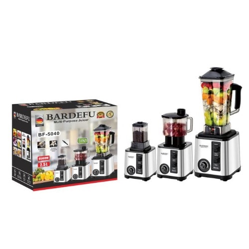 3 In 1 Industrial Electric Blender Grinder Heavy Duty High Speed Juicer - 2.5L - 9500w