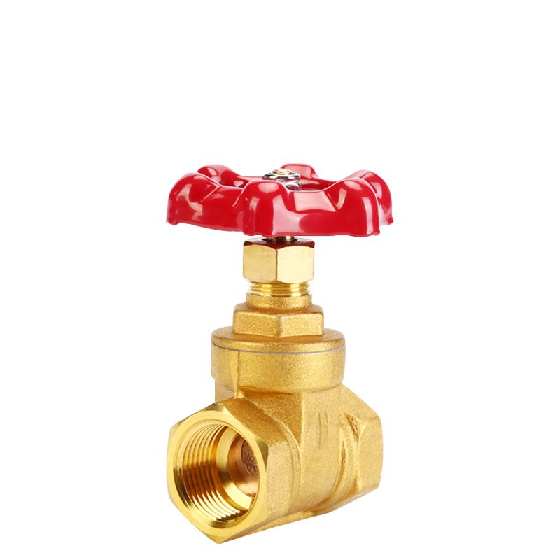 Brass gate valve internal thread