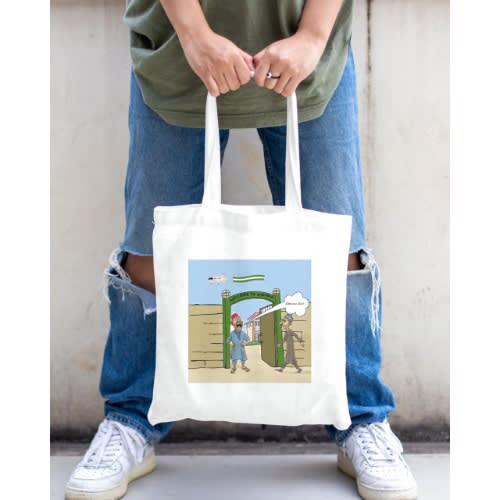 Tote Bag - Welcome To Nigeria - White